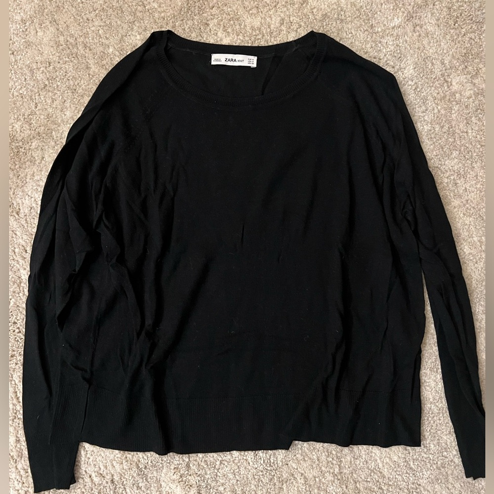 Zara black knit M